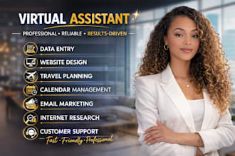 personal executive virtual assistant and social media content manager VA