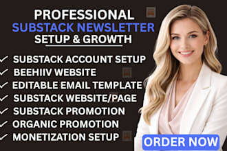 setup substack account substack newsletter design substack beehiiv newsletter