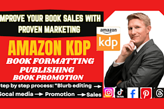 amazon kindle format ebook for social media marketing promotion, email marketing
