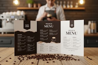 design modern cafe menu, coffee shop menu, restaurant menu board