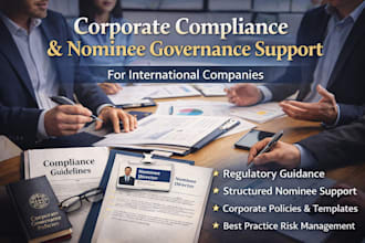 provide international corporate compliance and nominee governance support