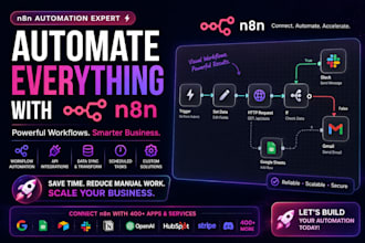 setup n8n automation, n8n workflow, n8n ai automation ai agent ai chatbot expert