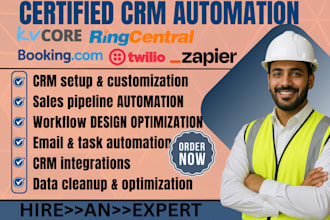 setup kvcore crm automation google booking ringcentral twilio zapier integration