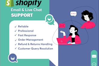 shopify customer live and email support