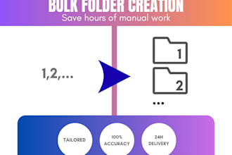 create multiple folders and subfolders from your text list or excel file