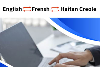 translate french, english and haitian creole