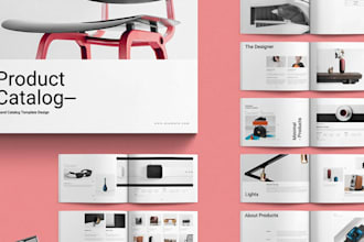 design modern product catalog canva corporate brochure newsletter sellsheets pdf