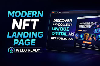 create a high converting nft landing page for your collection