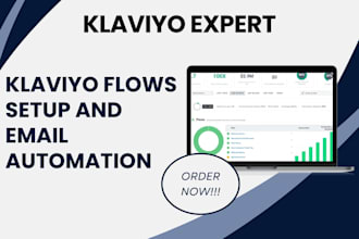 do klaviyo flows setup, email automation as klaviyo expert