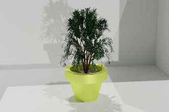 create 3d assets model for you