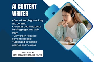 write ai SEO optimized blog post and articles that rank high