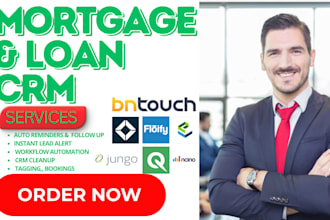 setup mortgage crm lendingpad bntouch total expert jungo quickpage floify ncinos