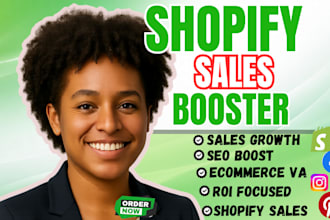 assist with shopify inventory management, order fulfillment and store setup