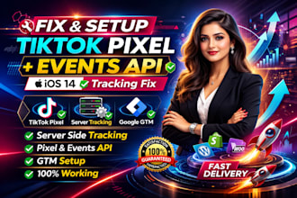 setup tiktok pixel and server side tracking via GTM and fix