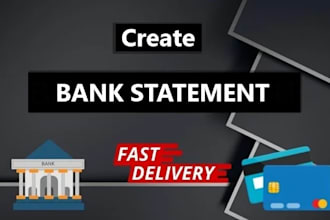 reconcile bank statement PDF to editable format