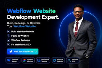 redesign webflow, figma to webflow,webflow website