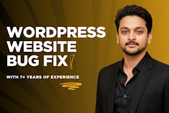 quickly fix wordpress bugs, fix wordpress errors, wordpress issues fixes,