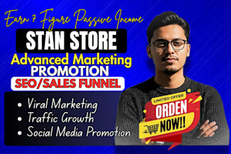provide stan store marketing and promotion to boost store sales