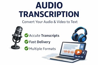 transcribe your recording audio and video transcription