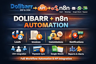 do dolibarr integration via n8n