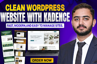 build a fast wordpress website using kadence and gutenberg