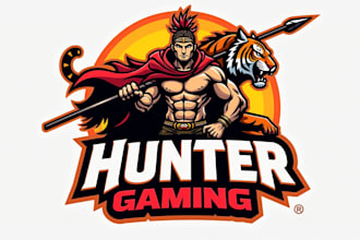 create awesome hunter logo with unlimited revisions