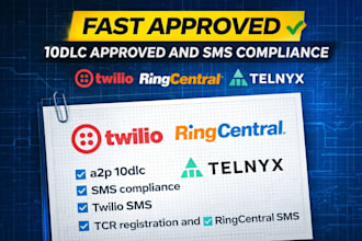 setup a2p 10dlc compliance for twilio, telnyx, ghl SMS marketing