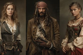do realistic or fantasy portrait