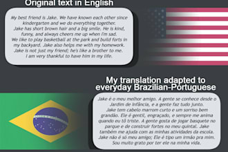 help translate english to brazilian portuguese