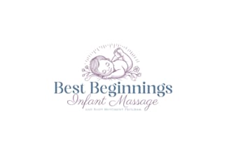 create high quality and beautiful infant massage logo design