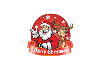 create awesome and gorgeous christmas logo design