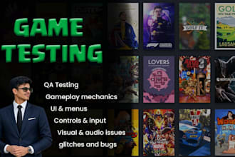provide expert game QA testing and detailed bug reports