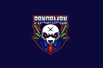 create creative and good looking mascot logo design