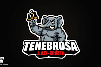 make high quality mammoth law logo for your company