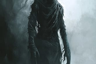 draw horror and dark fantasy illustrations
