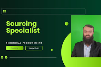 manage technical procurement and industrial supplier sourcing