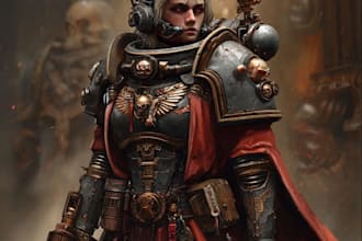 design  a warhammer 40k art