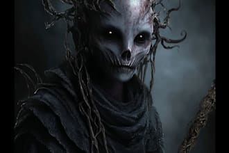 fantasy horror and fantasy horror character