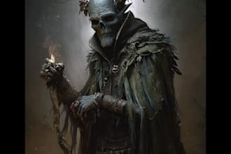 fantasy horror and fantasy horror character