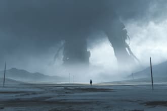 paint scifi or fantasy digital art illustration