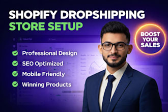 create a shopify dropshipping store with SEO