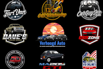 create creative and good looking automotive repair logo