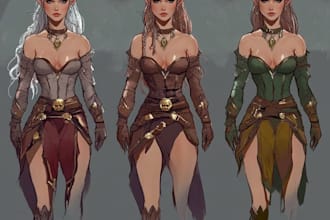 show the portrait for your d and d fantasy warrior