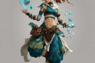 fantasy character art and fantasy character art