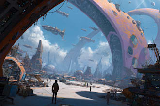 sci fi illustration and sci fi art