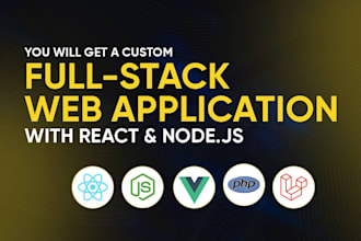 develop a custom full stack website with react and node