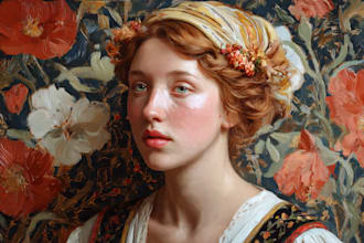 paint traditional oil painting portrait