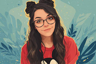 make custom disney pixar style portrait