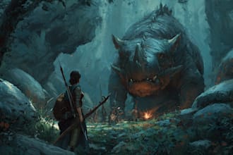 make awesome fantasy illustration