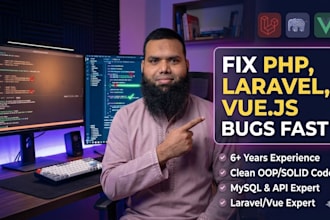 fix laravel errors, bugs, API issues and database problems